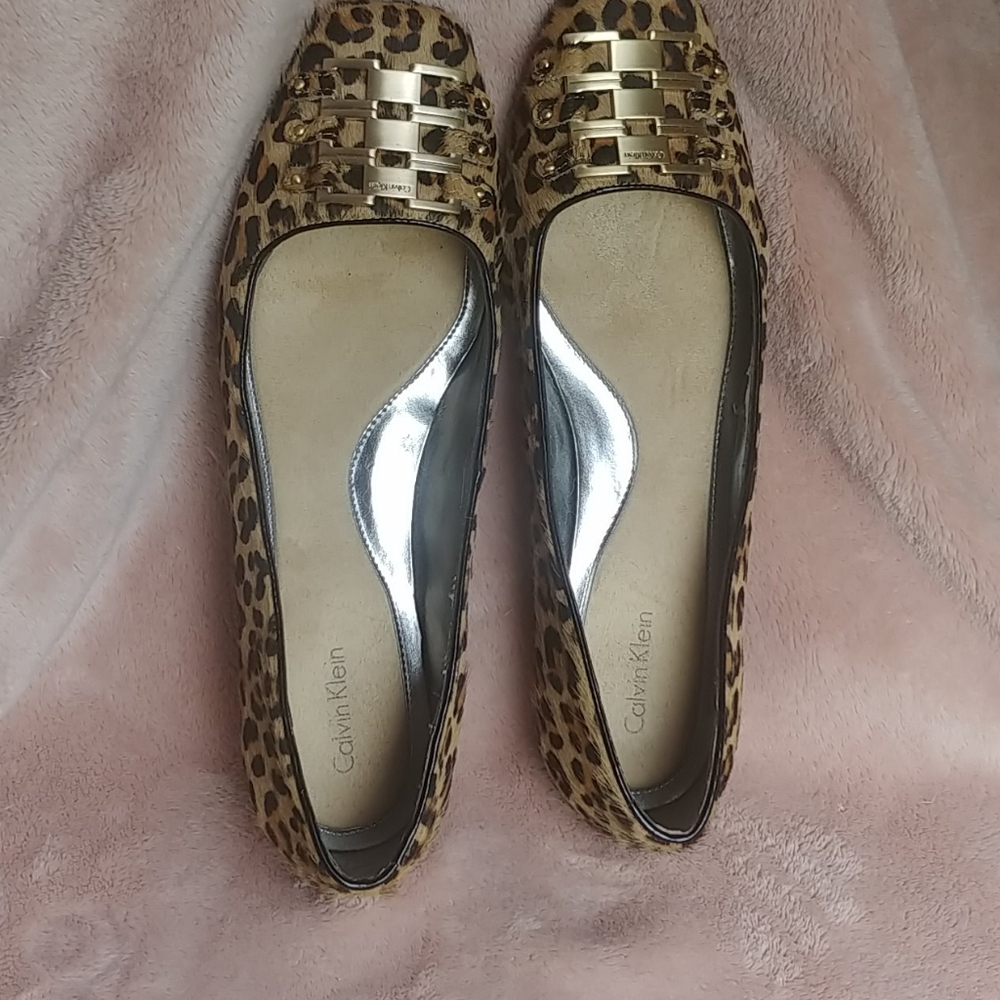 Calvin Klein Fur Loafers